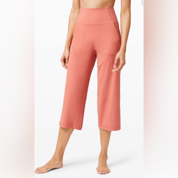 lululemon athletica Pants - Lululemon Align Wide-Leg Crop 23”